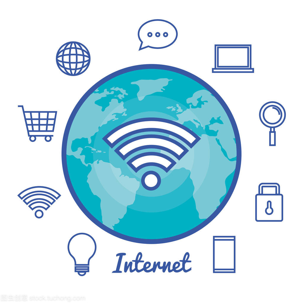 网络技术视角下的平面图标设计 简约之美的数字化表达